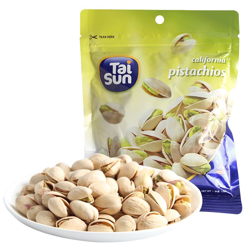 Malaysia imported Dashan pistachio 130g bag daily nuts dried fruit snacks