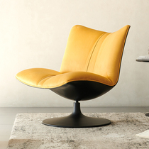 Will-style Designer Creativity Casual Living Room Bookroom Swivel Single Sofa Chair Brief reception Lazy Backrest Sofa
