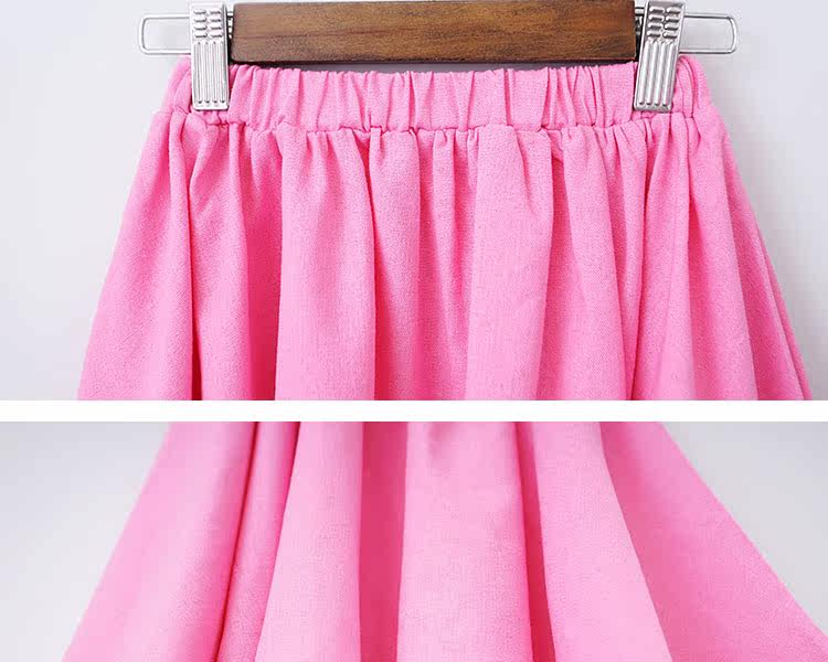 Jupe fillette en lin - Ref 2049766 Image 35