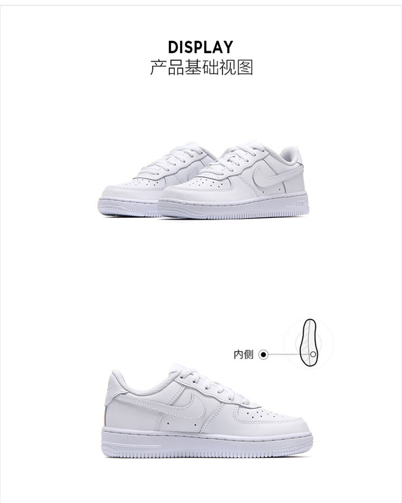 NIKE AIR FORCE 1 AF1 Không quân số 1 Giày nam và nữ thông thường 314194/314193 - Dép / giày thường giày sục thể thao
