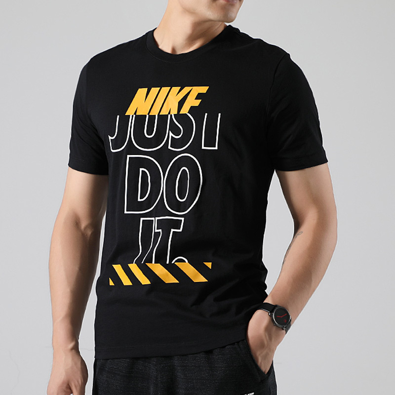 Áo thun thể thao nam NIKE M NSW TEE Casual cổ tròn thoáng khí tay áo ngắn 928204-010 - Áo phông thể thao áo ba lỗ thể thao nữ