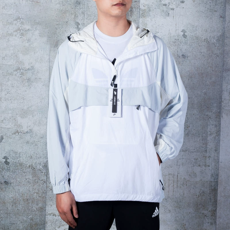 NIKE NSW RE-ISSUE Men Half Zip Retro Áo khoác lửng dệt có mũ trùm đầu BV5386-100 - Áo khoác thể thao / áo khoác