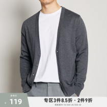 Murmacko 2021 spring new cardigan mens sweater mens loose knitwear coat size thin style outside the tide