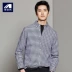 Momaier nam mùa xuân áo sơ mi nam dài tay kẻ sọc áo sơ mi nam cotton nam áo sơ mi kẻ sọc Mùa xuân