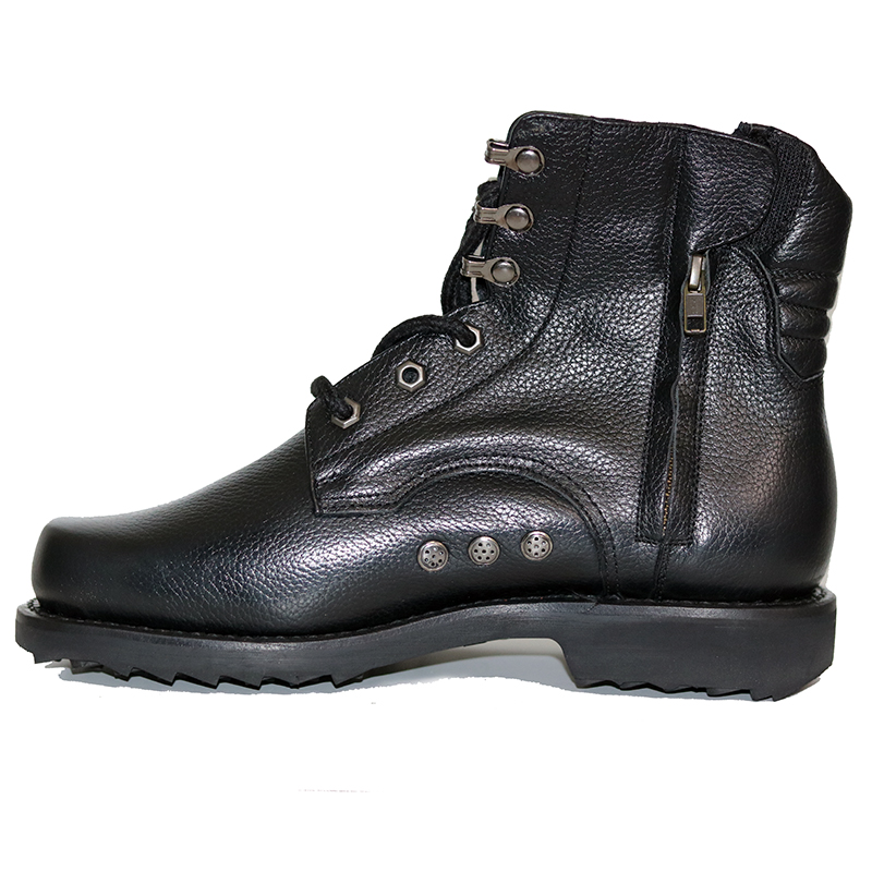  02 Black Spring Autumn Summer Flight Boots In Silo Male Mesh Flight Leather Boots 02 Flying Leather Boots Men