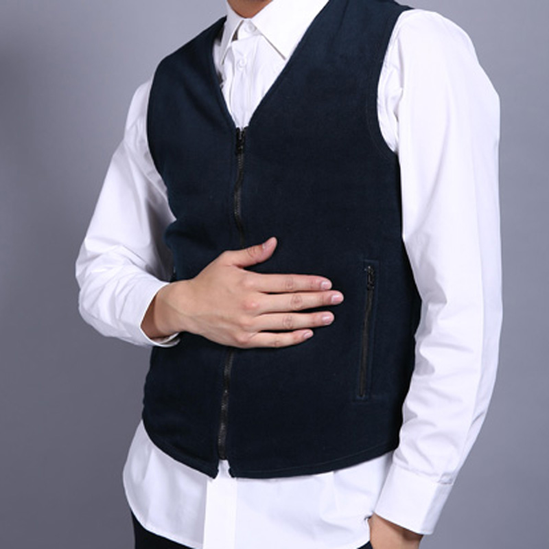  Male Vest Plus Suede Autumn Winter Hidden Cyan Warm Rocking Grain Suede Waistcoat Spring Autumn Winter Special for the winter season