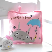 Quảng cáo vuông Totoro mới M1KGX35CM chưa quyết định PP quilt Shell vải sang trọng đồ chơi màu xám