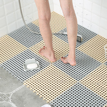 Bathroom non-slip mat Large area household shower bath toilet hollow out water barrier waterproof fall-proof toilet mat