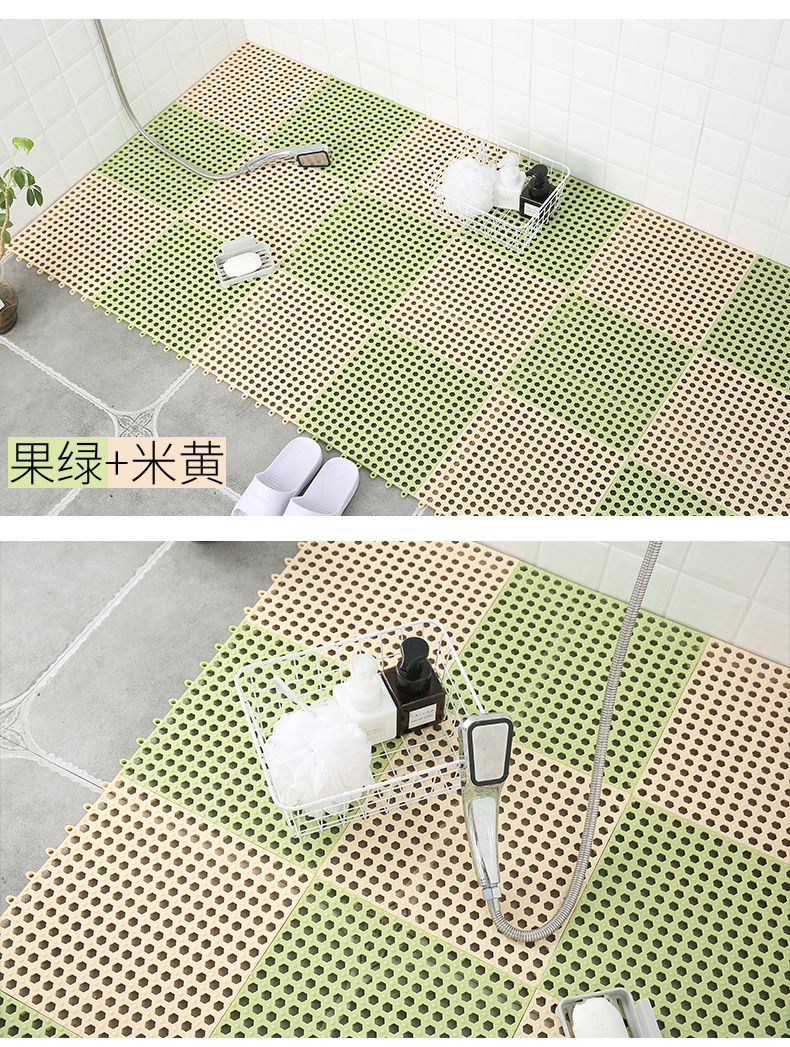 Thảm phòng tắm gia đình tắm vòi hoa sen nhà vệ sinh khảm khảm không thấm nước mat phòng tắm mat thảm bếp 3d