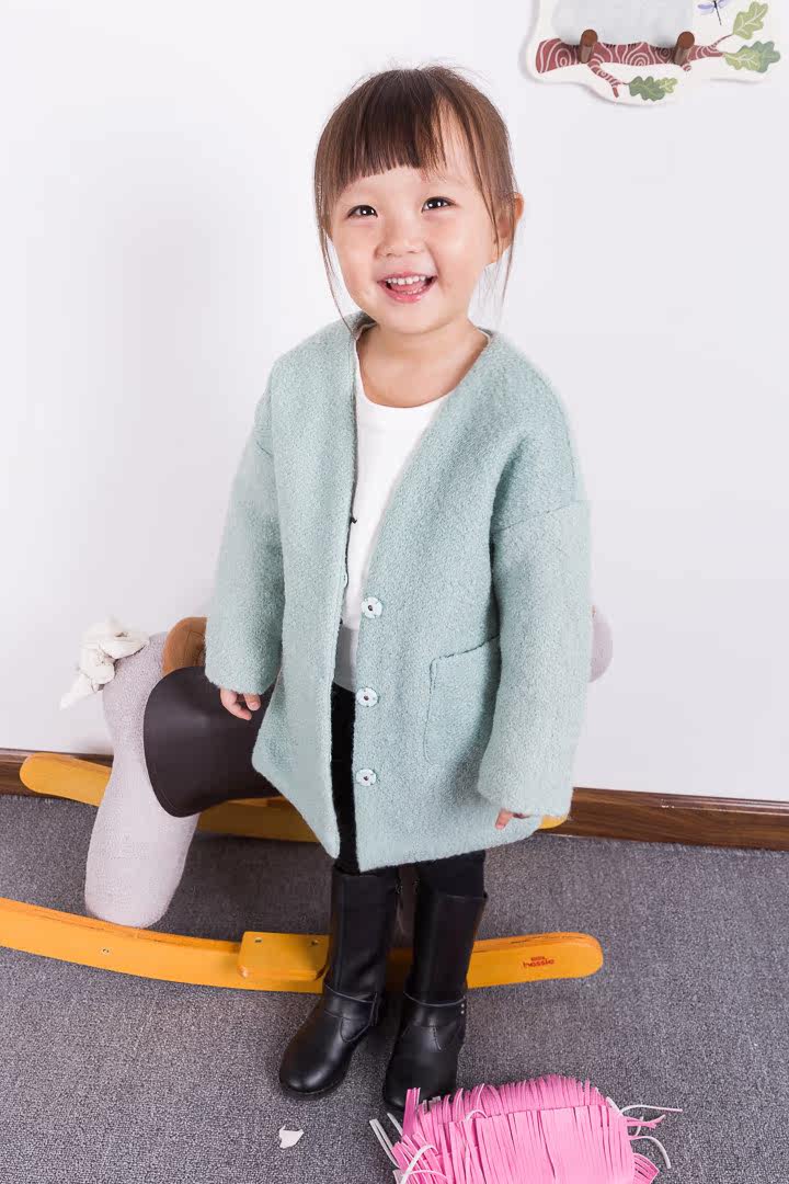 Manteau pour fille en laine - Ref 2162397 Image 11