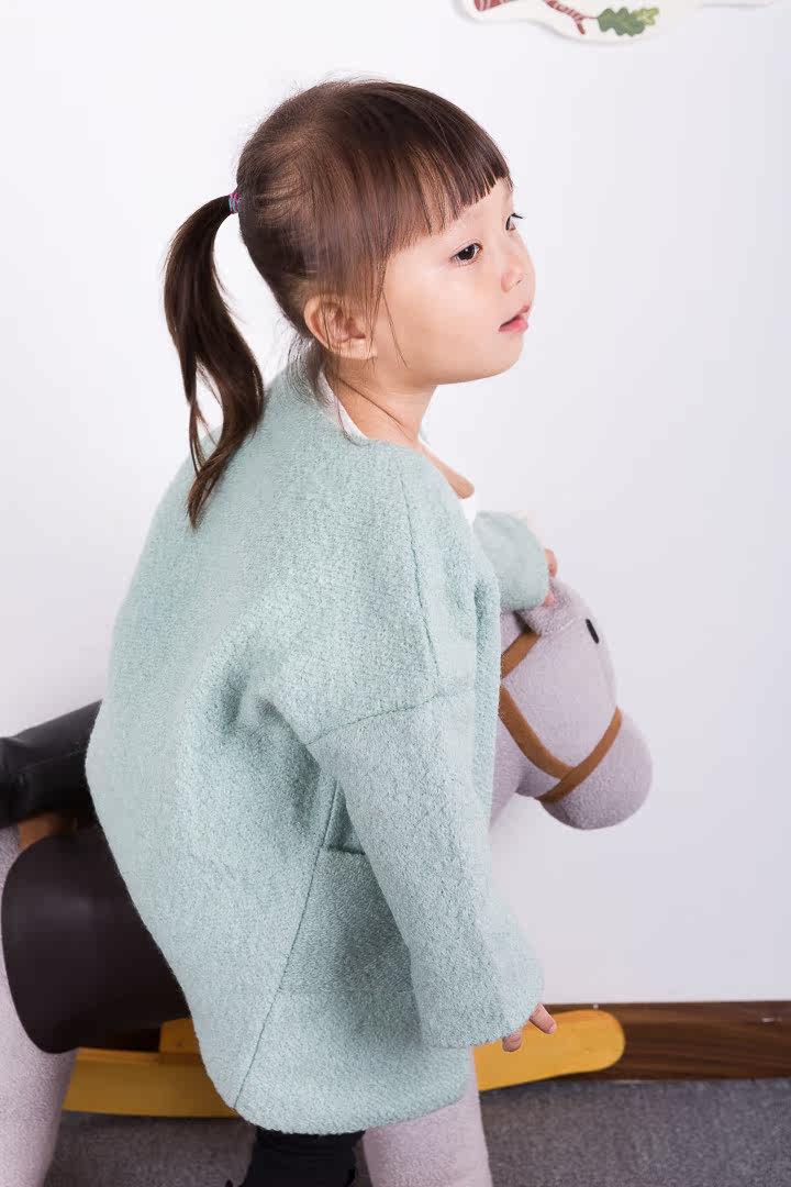 Manteau pour fille en laine - Ref 2162397 Image 12