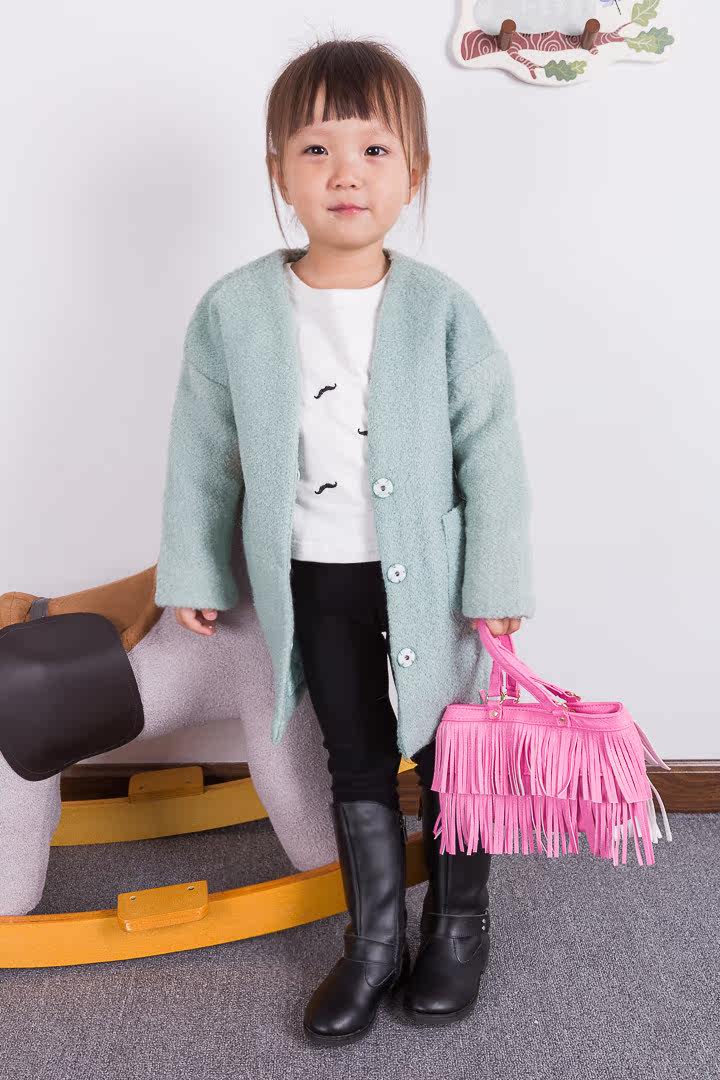 Manteau pour fille en laine - Ref 2162397 Image 10