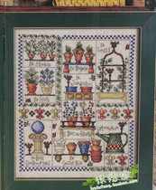 American JJ style cross stitch kit French DMC embroidery JL Spring small potted