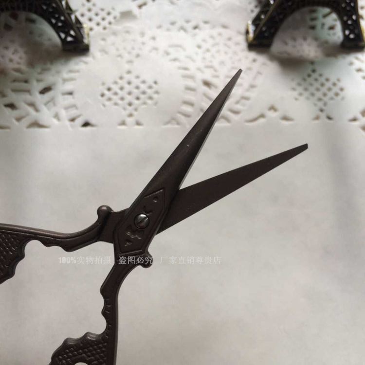 Sáng tạo thép không gỉ retro kéo DIY kéo chéo khâu kéo Kéo cổ kéo kéo - Công cụ & phụ kiện Cross-stitch mẫu thêu chữ thập