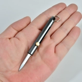 Металлический портативный складной нож, маленький изысканный дорожный брелок, коробка, алюминиевый сплав