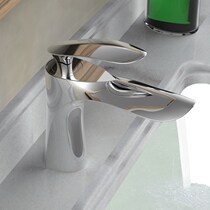 Bathroom surface basin tap Single-hole washbasin modern full copper black white rose gold onstage basin hot and cold tap