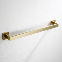 Toilet Wire Drawing Golden Towel Rack Single Pole Stainless Steel Bathroom Nordic Bath Towel Hanging Free of perforated wall-mounted washstand