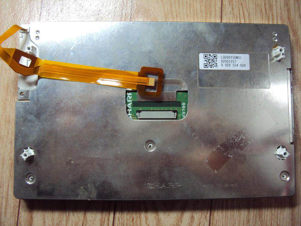 Original Sharp LQ080Y5DW01 Mercedes car screen please consult before shooting
