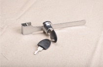 Serrated lock Glass push-pull cabinet door lock Pet box lock