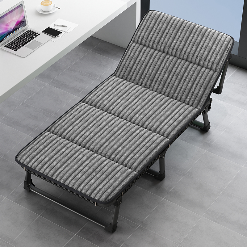 Folding Bed Single Home Deckchair Folding Lunch Break Bed Office Afternoon Nap God's sturdy and durable simple bed Summer-Taobao