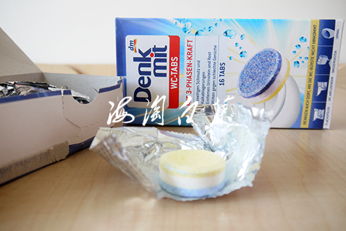 Germany DM Denkmit toilet powerful cleaning foam ingot decontamination antibacterial whitening 1 piece