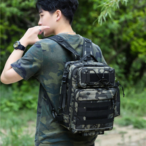 Tactical backpack new Luya bag single shoulder multifunctional outdoor fishing travel sports backpack men's mountaineering bag