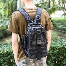 Luya bag multifunctional outsourcing travel mountaineering camouflage tactical backpack fishing slung shoulder bag men waterproof