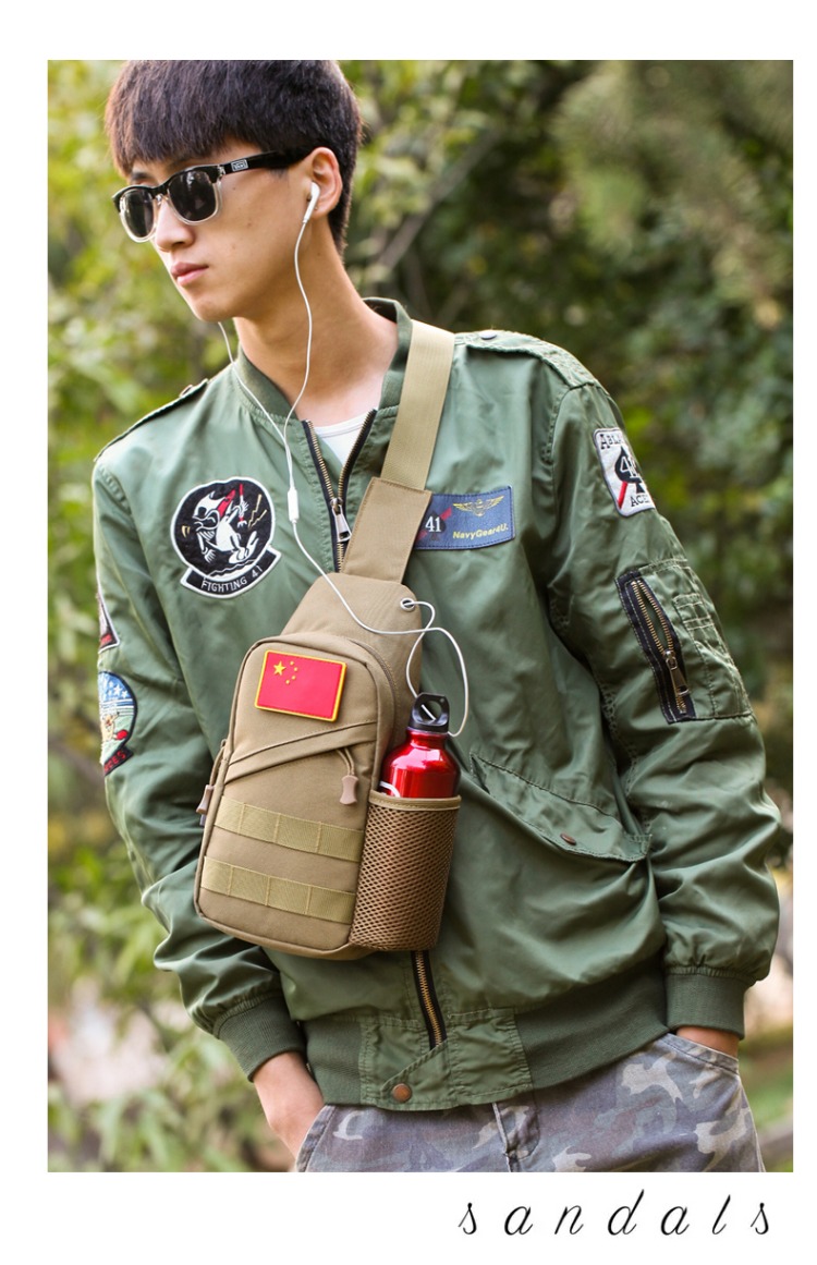 Túi ngực nam vai ngoài trời Messenger túi nam chiến thuật ngụy trang ba lô du lịch chéo túi ngực nữ mang túi túi aldo