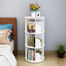 Creative rotating simple bedside table shelf simple modern sofa side cabinet storage rack bedroom bedside cabinet