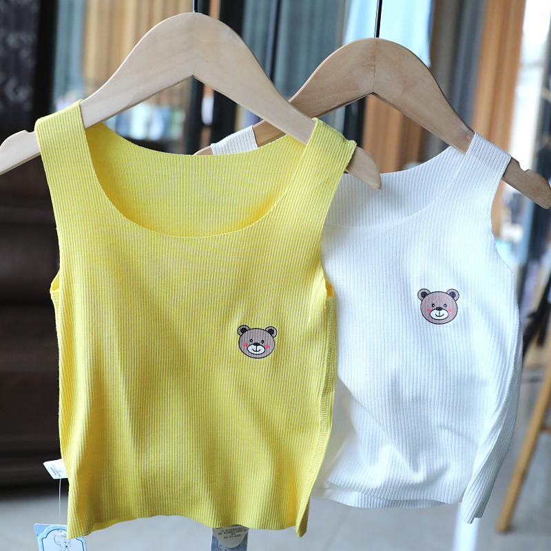 Child vest No marks Summer slim fit baby Modale sleeveless T-shirt baby summer clothing blouse 1337