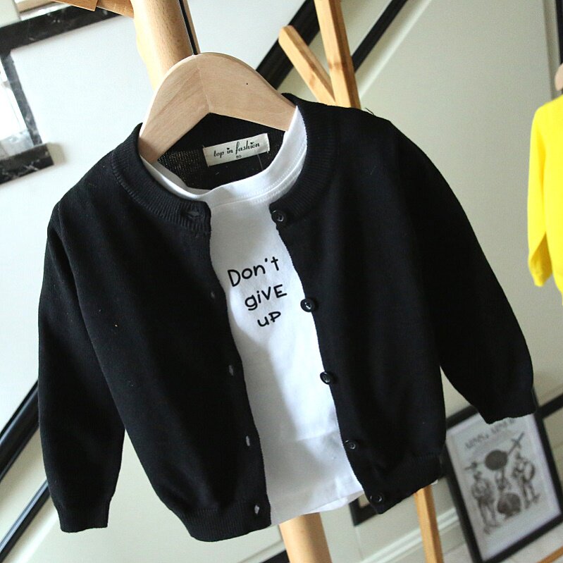 2022 Spring 1 year old baby jacket sweater baby knit cardiovert 2 year old girl spring autumn dress jacket child blouse