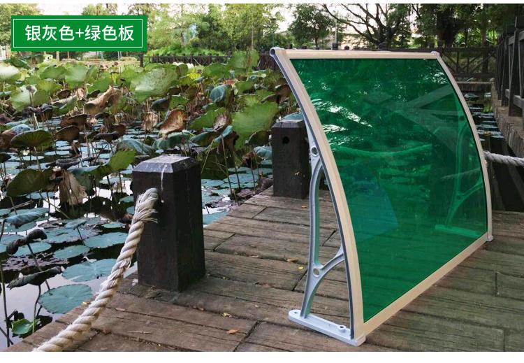 Aluminum Alloy outdoor sunshade silent canopy bracket durable plate window rain shield balcony air conditioning rain cover free shipping