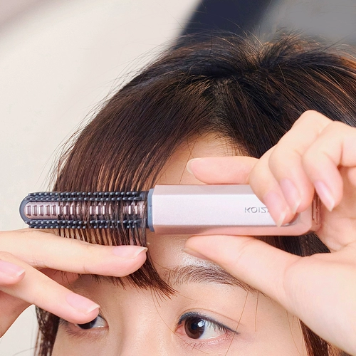 Узнайте о сниженных ценах!Японская KOIZUMI Koizumi Seiki Мини-расческа для челки Беспроводная портативная электрическая гребенка с прямыми завитками