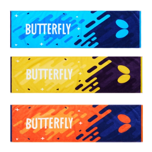 Butterfly Ping Pong Sports Towel Wtt-121 Professional Sports Long Sweat Towel Pure Cotton Three Colors Optional Travel Portable