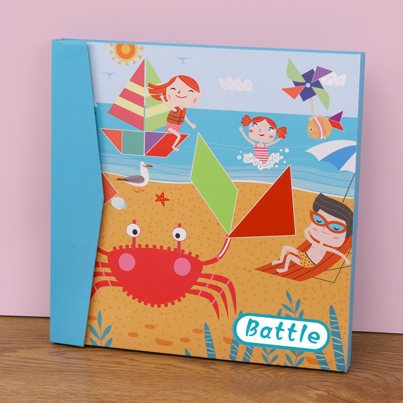 Wooden Children's Kindergarten Magnetic Puzzle Premature Teaching Yi - Enlightenment Competition Boys and Girls Toys 3 - 7 years old