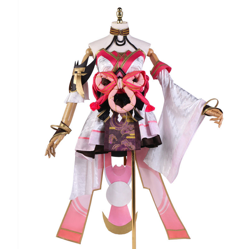 `印之心王者荣耀cos不知火舞cos服绯月行新皮肤cosplay服装女装测评：为爱发电的极致体验！`_Cosplay女装_淘宝游戏网