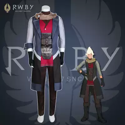 Heart of India cos clothes RWBY season 7 black Robyn Hiu Robin COS clothes