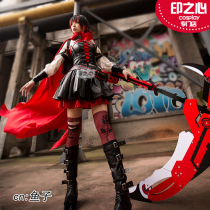 Y-1603 Indian heart cos clothes season 4 RWBY red rose little red riding hood combat suit send backpack