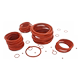 Red silicone sealing ring outer diameter 2.5mm environmentally friendly