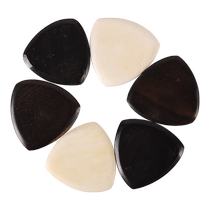 Timber tone Kimberton large triangle guitar pick ox bone horn ebony concave non-slip electric bass pick