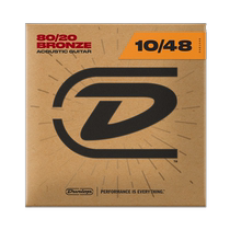 Dunlop DAB DAP1254 brass phosphor bronze folk guitar strings acoustic guitar strings made in the United States