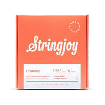 American handmade Stringjoy coated rust-proof phosphor bronze folk guitar strings a set of six acoustic guitar strings