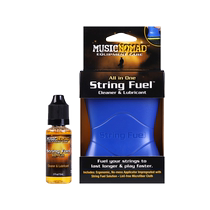 musicnomad Guitar Oil MN109P Wipe Pen String Oil Reducer Maintenance with Rubber Cloth