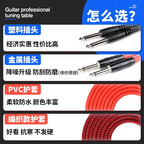 Kirlin Corolin Guitar Connect Cable Guitar Guitar Bes Intument Audio Audio Audio заменитель 3 6 10 15 метров