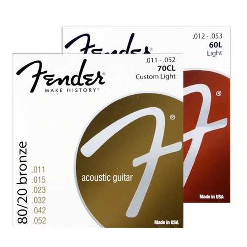 Красота Fenda Ferner 60 70L народная гитарная струна фосфор Бронзовая оригинальная звуковая деревянная гитара набор из 6