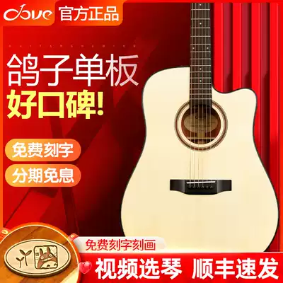 DOVE DOVE guitar DD220S 40 41 inch veneer folk beginner male and female students finger play electric box