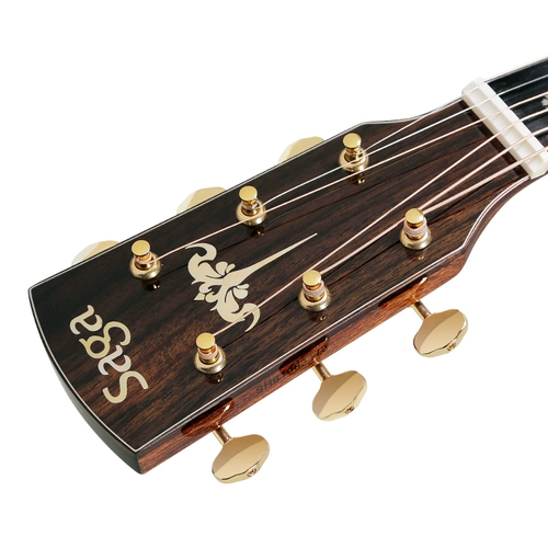 Saga Saga SL-65C All-Single Hurs Guitar Гитара 41-дюймовая закругленная угловая угла на угловой гитаре Count Cloud Fir Guitar