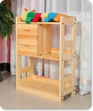 Matsuki Furniture Детский книжный шкаф с твердым деревом Трехлоковой/четырех -слой/пятислойной книжной полки