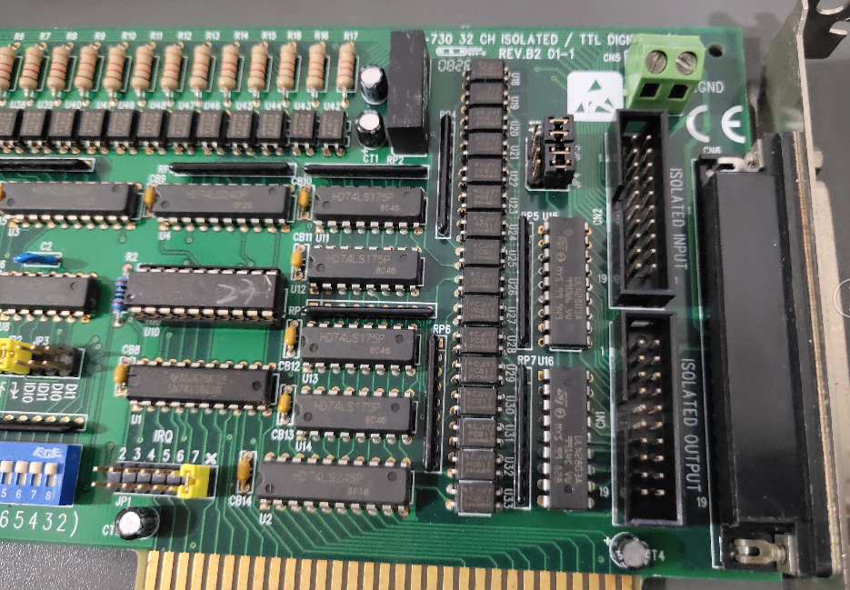 PCL-730 32 CH ISOLATED TTL DIGITAL I O REV B2
