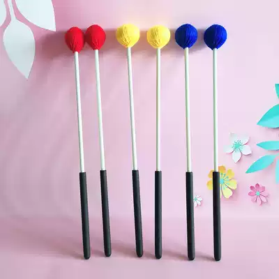 Xylophone hammer, aluminum plate piano, carillon, wool hammer, hammer, high-end Marimba, wool hammer, small wooden mallet